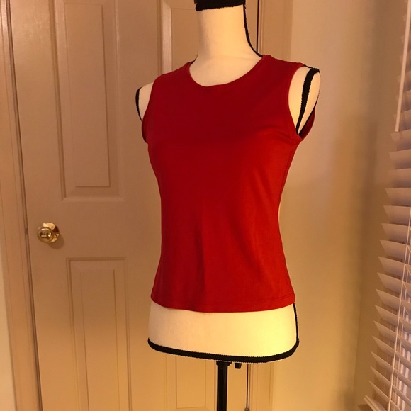 Petite Sophisticate Tops - Petite Sophisticate red pullover